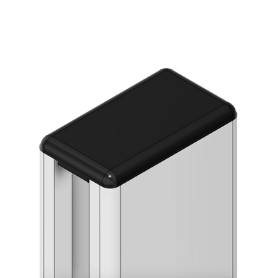 60-040-1 MODULAR SOLUTIONS POLYAMIDE PART END CAP 32MM X 18.5MM BLACK